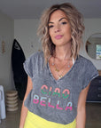 Tee-shirt perles Bella