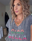 Tee-shirt perles Bella