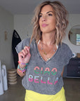 Tee-shirt perles Bella