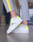 🔥Baskets éclair fluo