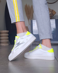 🔥Baskets éclair fluo
