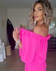 Combi-short fuchsia fluo