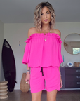 Combi-short fuchsia fluo