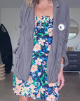 Robe bustier flowers