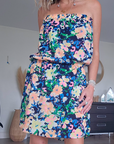 Robe bustier flowers