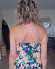 Robe bustier flowers