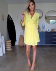 🔥Robe chic yellow