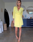 🔥Robe chic yellow