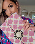 Sac ethnique rose