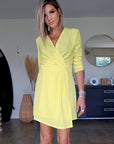 🔥Robe chic yellow