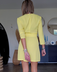 🔥Robe chic yellow