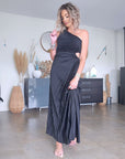 Robe asymétrique black