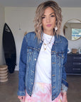 Veste en denim - 𝐌𝐚𝐫𝐢𝐧𝐚𝟒𝟒𝐟𝐚𝐦𝐢𝐥𝐲