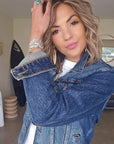 Veste en denim - 𝐌𝐚𝐫𝐢𝐧𝐚𝟒𝟒𝐟𝐚𝐦𝐢𝐥𝐲