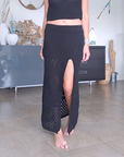 Ensemble top & jupe black