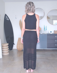 Ensemble top & jupe black