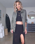 Ensemble top & jupe black