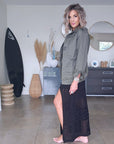 Veste militaire customisée