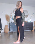 Ensemble top & jupe black