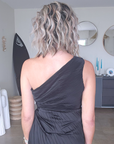 Robe asymétrique black