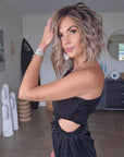 Robe asymétrique black