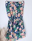 Robe bustier flowers