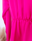Robe chic fuchsia