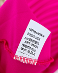 Robe asymétrique fuchsia
