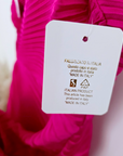 Robe asymétrique fuchsia