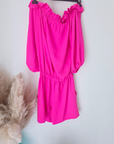 Combi-short fuchsia fluo