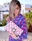 Sac ethnique rose