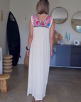 Robe boho écrue