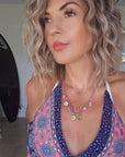 Collier boho multicolores