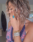 Bague bleue