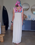 Robe boho écrue