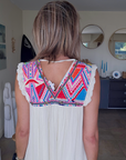 Robe boho écrue