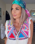 Foulard tie and dye
