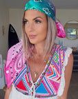 Foulard tie and dye