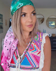 Foulard tie and dye