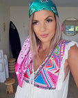 Foulard tie and dye