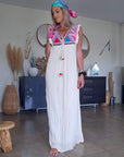 Robe boho écrue