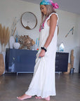Robe boho écrue