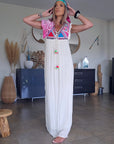 Robe boho écrue