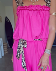 Ensemble 3 pièces fuchsia