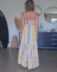 Robe tie jaune