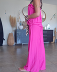 Ensemble 3 pièces fuchsia
