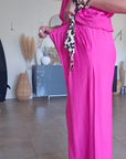 Ensemble 3 pièces fuchsia