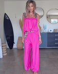 Ensemble 3 pièces fuchsia