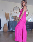 Ensemble 3 pièces fuchsia