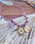 Collier boho multicolores